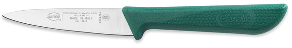 acquista Schälmesser 10 cm Klinge Rutschfester Griff aus Sanelli-Haut Grün