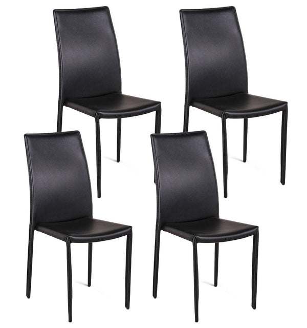 online Kitty Stuhl aus schwarzem PVC-Metall