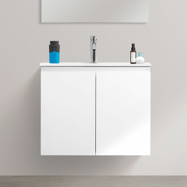 Rizzetti Venice Badezimmerschrank, hängend, weiß, 2 Türen, Waschbecken, verschiedene Größen online