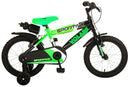 Bicicletta per Bambino 14" 2 Freni Sportivo Verde Neon e Nero-1