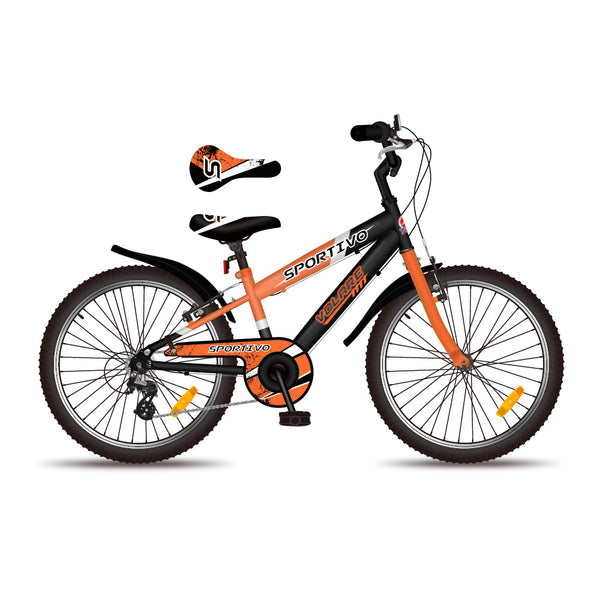 Bicicletta MTB Ragazzo 20” 7V in Metallo Sportivo Arancio prezzo