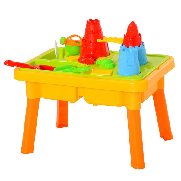 Sandkasten-Sinnesspiel mit Wasser und Sand für Kinder, 23 bunte Teile prezzo