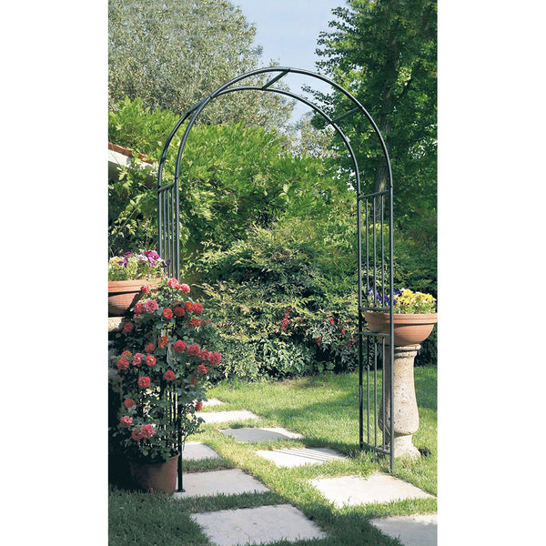 Gartenbogen aus Eisen 40x120xH218cm Rama Arch Grün acquista