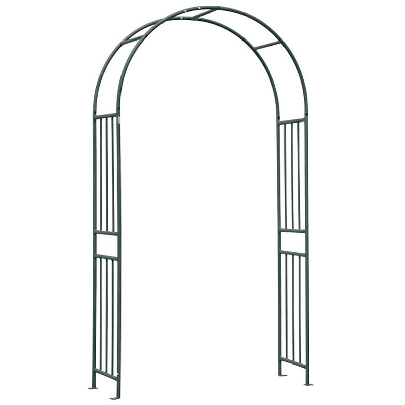 Arco da Giardino in Ferro 40x120xH218cm Rama Arch Antracite-1