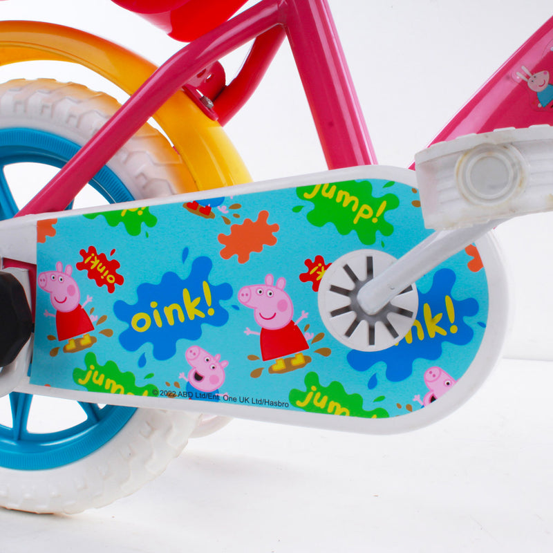 Bicicletta per Bambina 12" 1 Freno Peppa Pig Rosa-5
