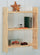 Tellerhalter aus rohem Tannenholz 60 x 15 x 70 cm Fumer Trio Tellerhalter