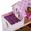 Casa delle Bambole per Bambini a 3 Piani con Ascensore Rosa 60x30x71.5 cm -9