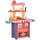 Spielzeugküche für Kinder 71,5x35x85,5 cm mit bunten Utensilien