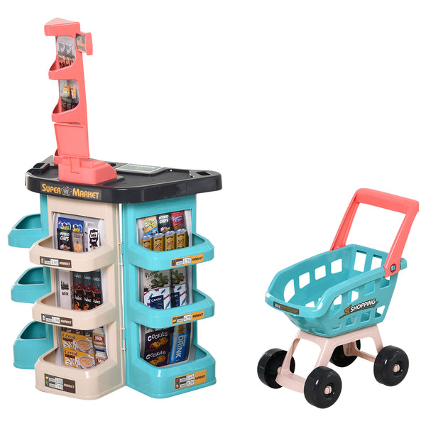 acquista Spielzeug-Supermarktstation für Kinder mit Zubehör