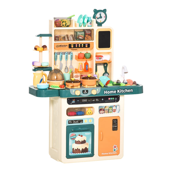 Spielküche für Kinder 70x32x92,2cm aus Polypropylen in Beige und Grün acquista