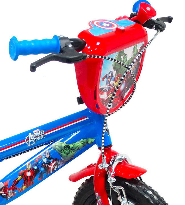 Bicicletta per Bambino 12" 1 Freno Marvel Avengers Rosso-2