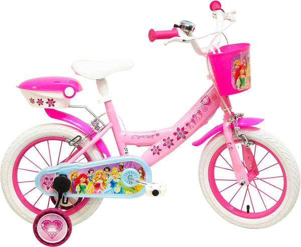 online Bicicletta per Bambina 14" 2 Freni Disney Principesse Rosa