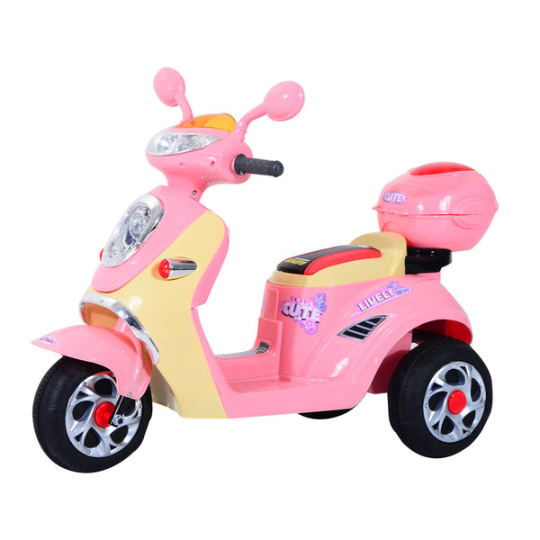 acquista Elektrisches Motorrad für Kinder 6V Pink Scooter