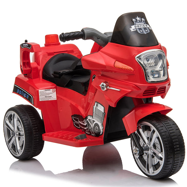 Police Elektro-Motorrad für Kinder 6V Police Red prezzo