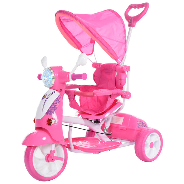 online Dreirad-Kinderwagen mit umkehrbarem Kindersitz Pink