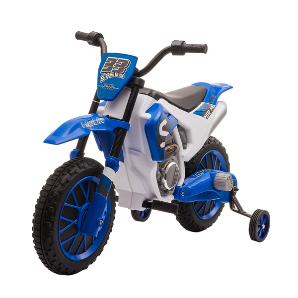 prezzo Elektromotorrad für Kinder 6V Motocross Blau