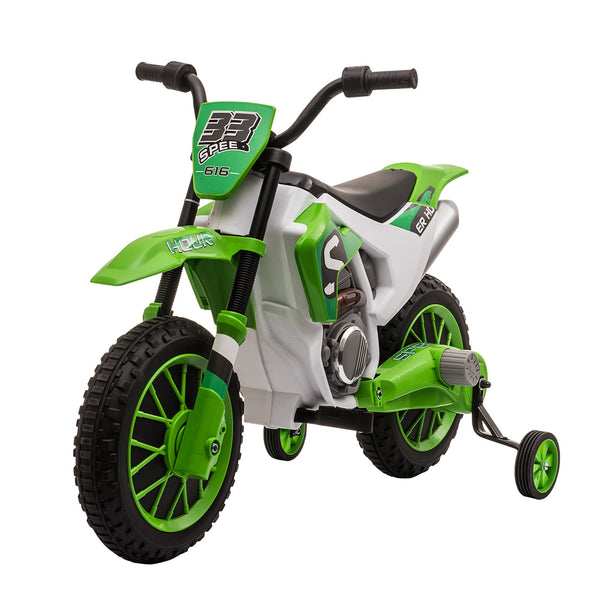 online Elektromotorrad für Kinder 12V Motocross Grün