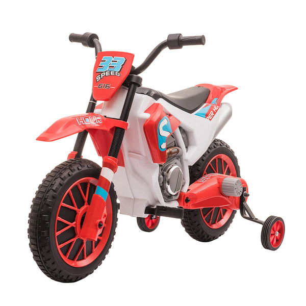 Elektromotorrad für Kinder 6V Motocross Rot prezzo