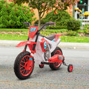 Moto Elettrica per Bambini 6V Motocross Rossa-2