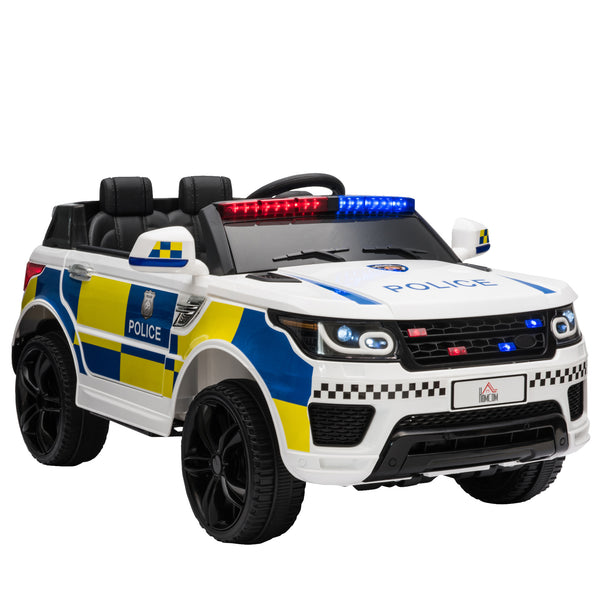 Elektrisches Polizeiauto für Kinder 12V Polizei Weiß online
