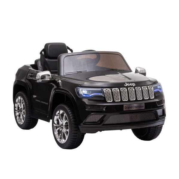 prezzo Elektroauto für Kinder 12V Jeep Grand Cherokee Schwarz