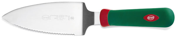 Pfannenwender für Kuchen, gezahnte Klinge, 18 cm, rutschfester Griff, Sanelli Premana, grün/rot online