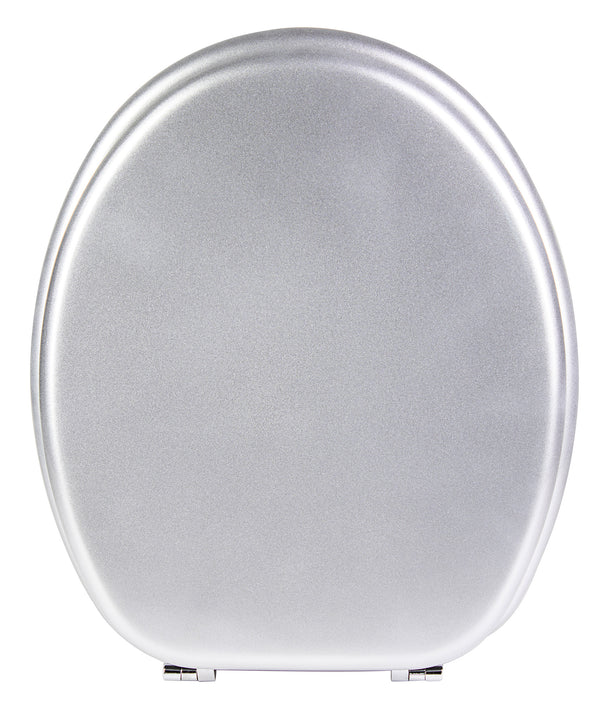 Universal-WC-Sitz 5,5x45x38 cm in MDF Silber prezzo