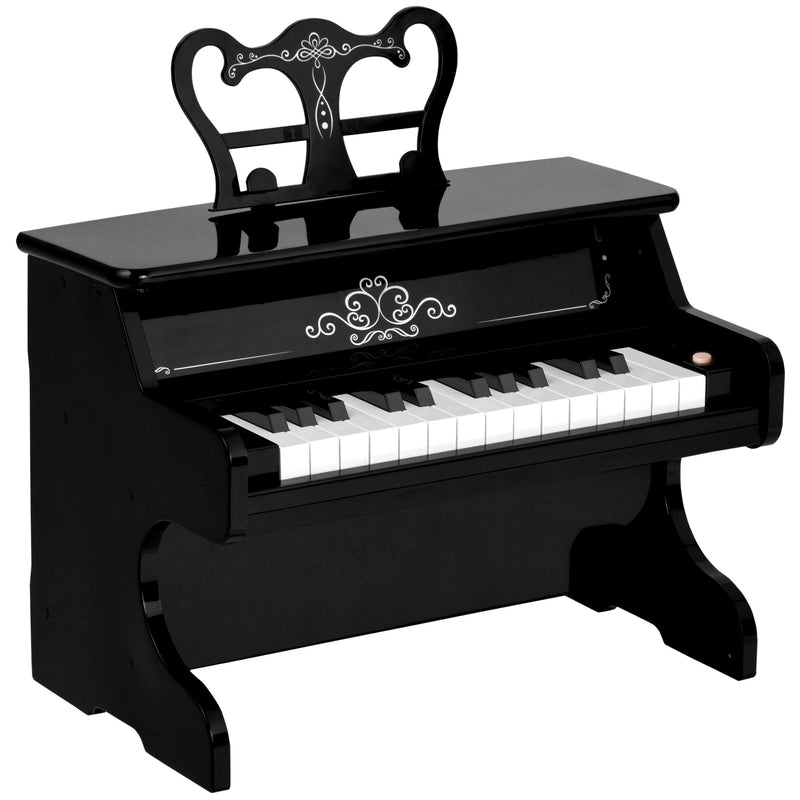 Mini Pianoforte Giocattolo per Bambini  25 Tasti in ABS Nero-1