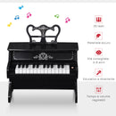 Mini Pianoforte Giocattolo per Bambini  25 Tasti in ABS Nero-4