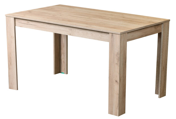 acquista Tisch 134 x 80 x 74 cm aus laminiertem Holz in Eichenoptik