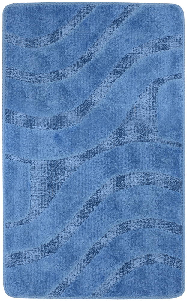 Tappeto Polipropilene Onda 60X100Cm Azzurro-3