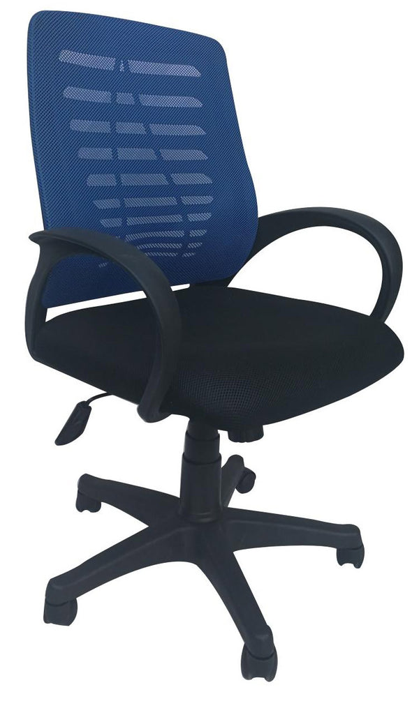 Task Bürostuhl 60x54x103 cm in blauem Stoff online
