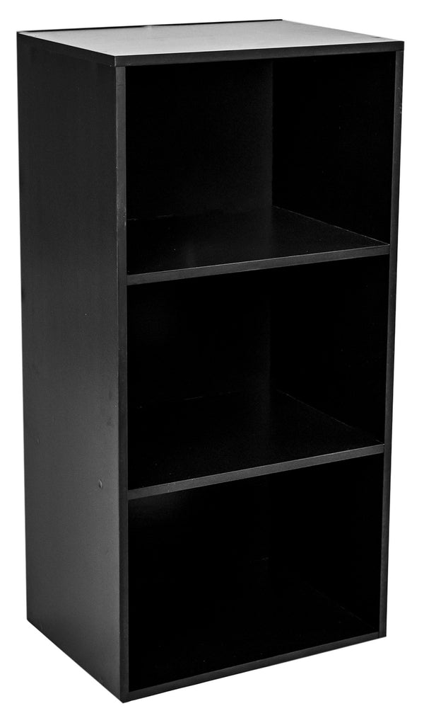 Modulares Bücherregal 3 Regale 40x29,5x80 cm in Black Wood sconto
