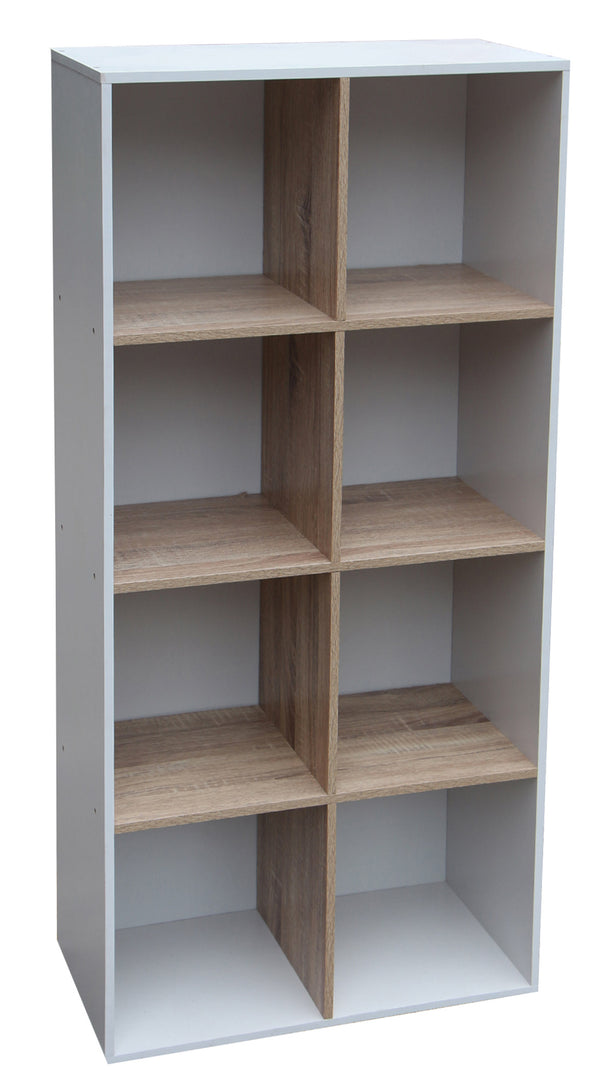 sconto Bücherregal mit 8 Regalen 60x30x120 cm in PB Sonoma