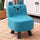 Sedia Poltrona per Bambini 30x30x45 cm Design Orsetto Morbido Blu