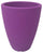 Runde Vase Ø30x38 cm aus Resin Bauer Adonis Purple