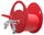 Belfer 42/MU Roter Wandschlauchhalter mit doppeltem Auslaufhahn