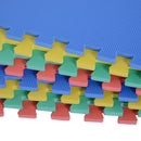 Tappeto Puzzle 32 Pezzi 63x63 cm in EVA Morbido Colorato -7