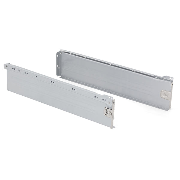 prezzo Emuca Aluminium Stahl lackiert Ultrabox H150 Schublade für Küche und Bad