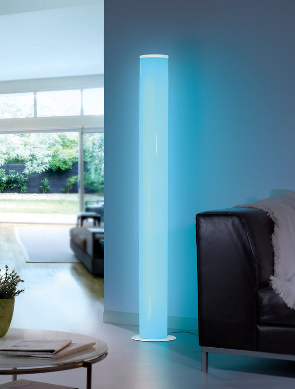 LED-Stehlampe für den Innenbereich aus weißem Kunststoff online