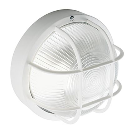 Ovale 40-W-Außendeckenleuchte mit weißem Sovil-Harzkäfig prezzo