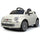 Elektroauto für Kinder 12V Fiat 500 Weiß