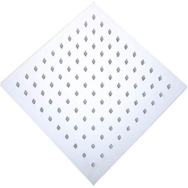 Quadratischer Duschkopf 30x30 cm aus verchromtem Edelstahl von Bonussi online