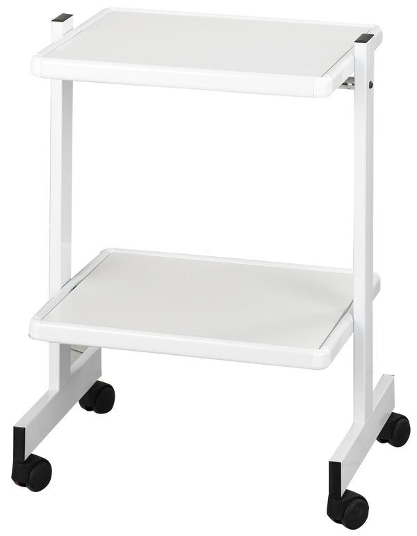 sconto Werkzeugwagen mit 2 Ablagen aus weißem Nasti-Stahl