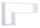 Mensola da Parete a Forma di L 61x37x15,5 cm in Fibra di Legno Lettera Bianco