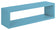 Mensola da Parete 60x18x15,5 cm in Fibra di Legno Regolo Blu Baltico
