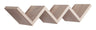 Mensola da Parete Libreria Zigzag 56x15,5 cm in Fibra di Legno Saetta Rovere Sagerau