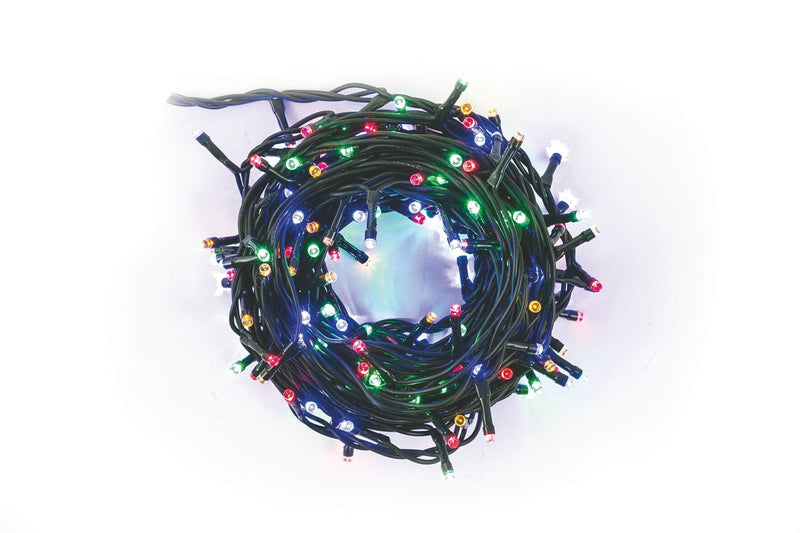 Luci di Natale 100 LED 4m Multicolor da Interno Soriani-3