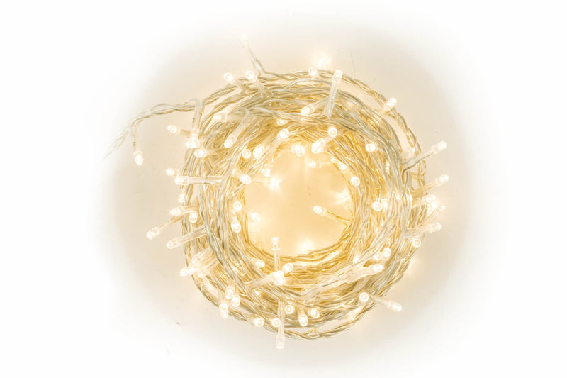 Luci di Natale 300 LED 12m Bianco Caldo da Interno Soriani-3