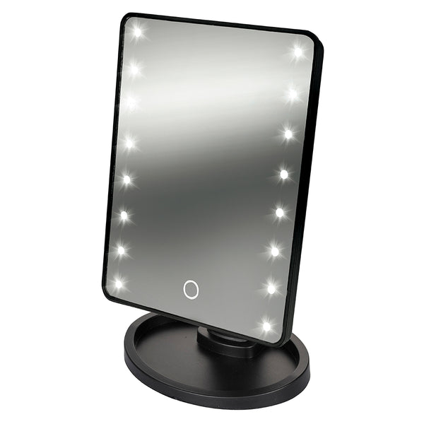 prezzo Tischspiegel mit LED für Make-Up Kooper Schwarz